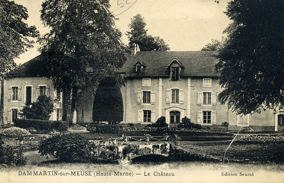 Carte postale du château de Dammartin